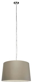 Modern függőlámpa acélból árnyékolóval 45 cm taupe - Cappo 1