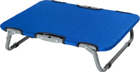 PawHut Kiskutyáknak Kialakított Összecsukható Kutyaágy Benti és Kinti Használatra, Emelt Kutyaágy, Acél és Oxford Szövet, 59x46x15 cm, Kék | Aosom