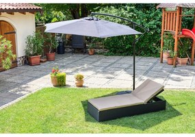 Happy Sun fekete napernyő talapzat nélkül, ø 300 cm - Bonami Essentials