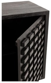 Fekete mangófa komód 200x80x40 cm Inaya – MOME