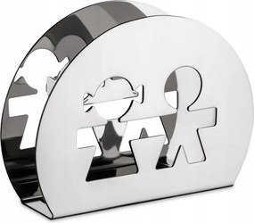 Alessi Girotondo Szalvétatartó Acél Ezüst