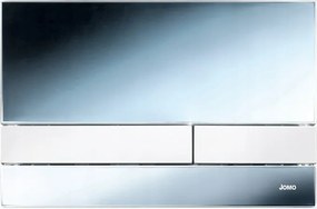 WC-öblítő gomb Jomo Exclusive 2.0 Króm fényes/Fehér