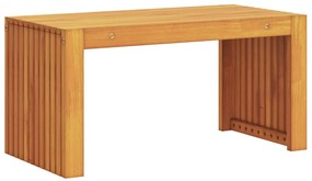 Kerti dohányzóasztal 70x35x35 cm Tömörfa Akác
