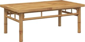 vidaXL bambusz dohányzóasztal 90 x 50 x 35 cm