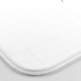 Fehér-ezüstszínű fürdőszobai kilépő 45x75 cm Orbella – douceur d'intérieur