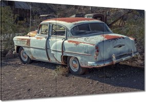 Festmények 120x80 Rost Style Old Car