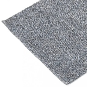 15 db öntapadós lépcsőszőnyeg, 60 x 25 cm, világosszürke, téglalap alakú