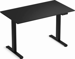 Elektromosan állítható magasságú íróasztal 120x67cm fekete | LVN System Control Flex+