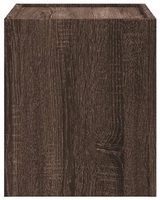 2 db barna tölgy színű fali éjjeliszekrény 45 x 30 x 35 cm