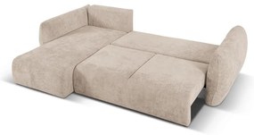 Bézs sarokkanapé (bal oldali) Matera – Cosmopolitan Design