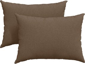 vidaXL Kanapé párnák 2 pcs Barna 70 x 50 cm szövet