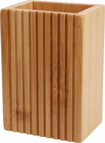 Fürdőszobai Fogkefetartó Bögre Bambusz Fürdőszobai Tartály 9 x 7 x 12,5