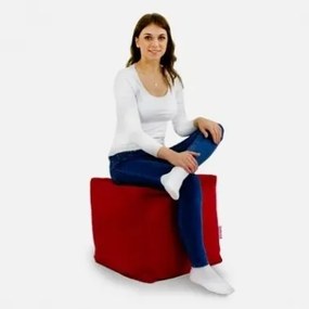 Cubo Plüss ülőgarnitúra Piros