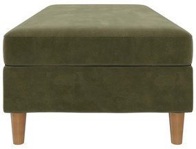 Zöld bársony lábtartó Lilly – Støraa