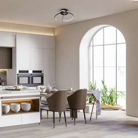 LED Felületre szerelhető csillár DELTA LED/30W/230V fekete