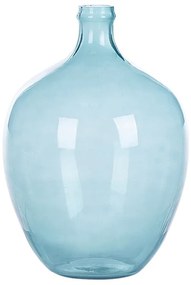 Üveg Dekor váza 39 Kék ROTI Beliani