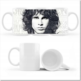 Jim Morrison nyomott mintás bögre