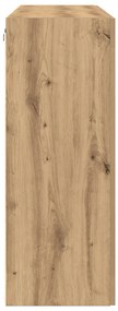 Fali Szekrények 2 db Kézműves Tölgy 69,5x34x90 cm Mérnöki Fa