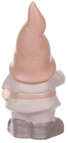 Pixie  kerámia törpe, rózsaszín, 20,5 x 9 x 9 cm