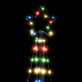 színes LED karácsonyfa 363 LED 182 cm