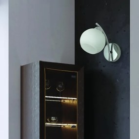 Fali lámpa AMOS 1xE27/40W/230V fényezett króm