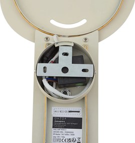 Gyerekszoba fali lámpa bézs színű LED-del 3 fokozatban dimmelhető - Gigi a Zsiráf