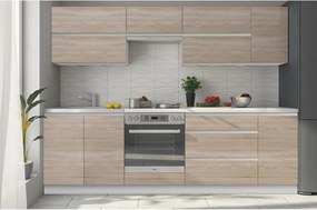 Kétajtós alsó mosogatószekrény, tölgy sonoma, LINE