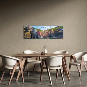 Kép - A Földközi tengeren (órával) (90x30 cm)
