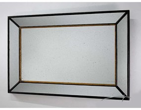 Sophia antikolt retro falitükör fekete 80x120 cm