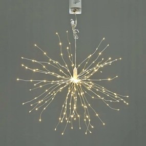 Aca Lighting karácsonyi fények 250 Led tűzijáték meleg fehér ezüst réz