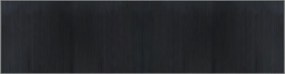 vidaXL négyszögletű szürke bambusz szőnyeg 100 x 400 cm