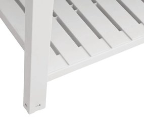 fehér polipropilén magaságyás 110x45x79 cm