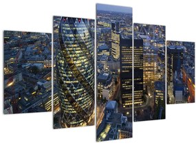 Kép - London esti panorámája (150x105 cm)