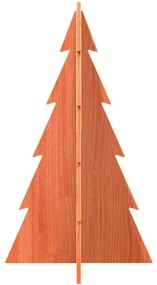 viaszbarna tömör fenyőfa karácsonyfa-dekoráció 80 cm