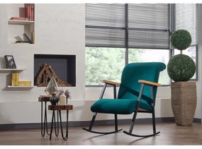 Petróleumkék fotel Yoka – Artie