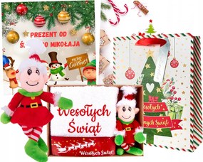 Mikulás Ajándék Karácsonyra Gyerekeknek Manó Törölköző Szett