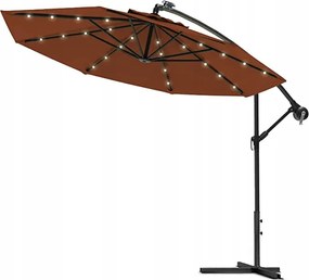 Led Kerti Napernyő Ø300 Barna