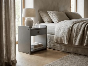 Éjjeliszekrény Ilona szürke