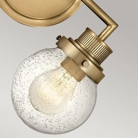 Quintiesse QN-POPPY2-HB-BATH - Fürdőszobai fali lámpatest POPPY 2xE27/60W/230V IP44 aranyszínű