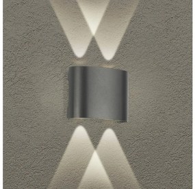 Brilagi - FLAREBOX LED kültéri fali lámpa LED/4W/230V, antracit, IP65