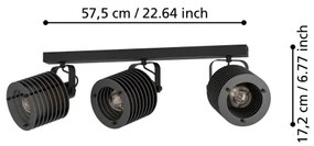 Eglo 900742 - Spotlámpa SEGOVIA 3xE27/40W/230V