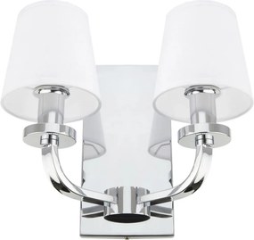 Cosmolight NEW YORK W02503CH-WH Fali lámpa 2x40w/E14 IP20