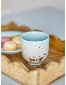 Kék-krémszínű kőedény gyerek bögre 150 ml Celebrate – Bloomingville Mini