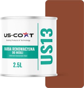 Konyhabútor Festék Szekrény Frontok Téglaszínű RAL8004 Matt 2,5L