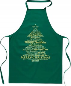 Karácsonyi konyhai kötény Arany karácsonyfa