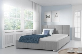Marion egyszerű ágy 200x200, szürke