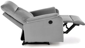 CROCUS elektromos relaxfotel szürke