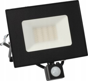 Halogén Led fényvető 50W 4000K Kültéri mozgásérzékelővel IP44