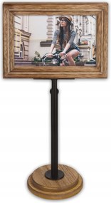 Képkeret 10x15 fa vízszintes állítható modern