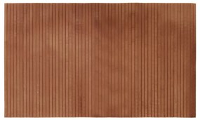 négyszögletű barna bambusz szőnyeg 60 x 100 cm